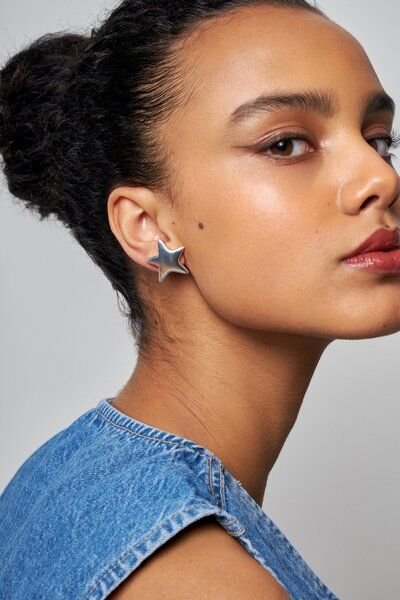 noemvri fashion label Stern Ohrstecker big