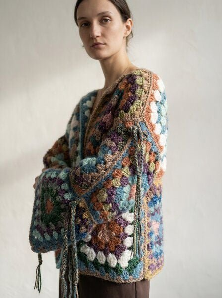 KnitToChange Gehäkelte Granny-Square-Strick