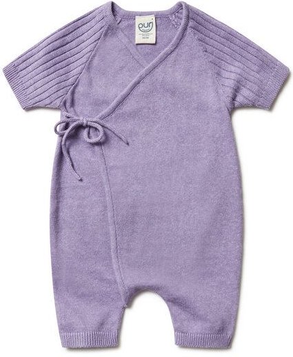 Puri Organic Baby Overall Kurz Bio Baumwolle Leinen