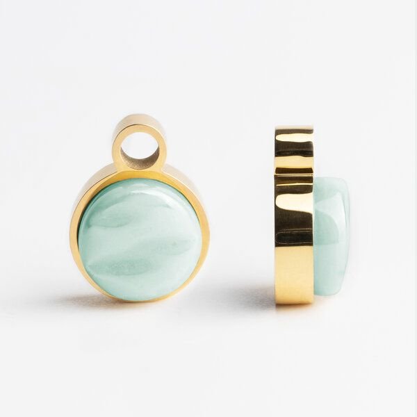 ALEXASCHA Anhänger für Ohrringe | Mix & Match Charms | Gold