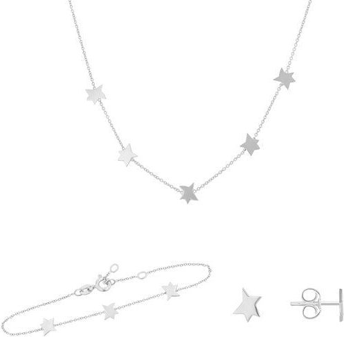 Thumbnail - Eppi Silbernes Schmuck-Set mit Anhängern Der kleine Prinz