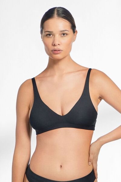 Bread & Boxers Bustier TRIANGLE BRA aus Bio-Baumwolle