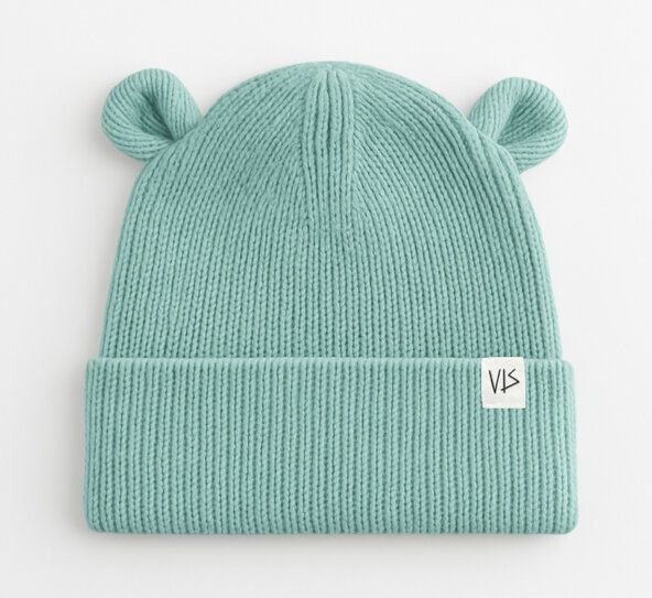 vis wear Bear Organic Baby Mütze