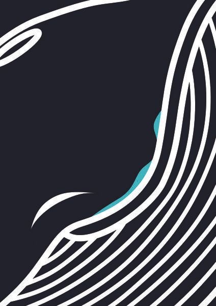 vis wear Wal Abstrakt Poster