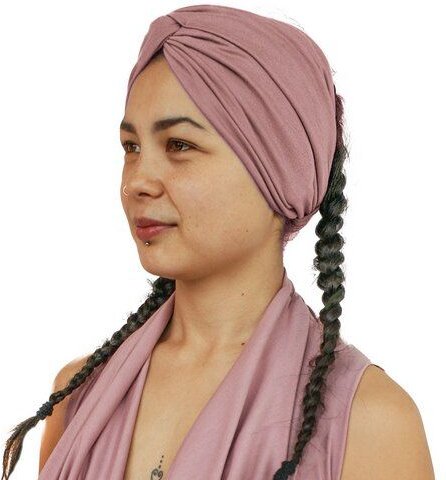 körber mode breites Haarband Twist gerafftes Stirnband Frühjahr Sommer elastischer Jersey