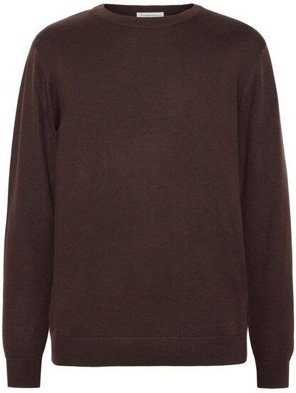 KnowledgeCotton Apparel Regular merino knit crew neck - aus Merino-Wolle