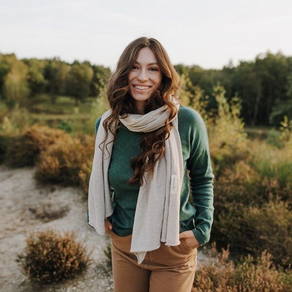 Thumbnail - NORDLICHT Feinstrick Schal aus 100% Baumwolle THEA