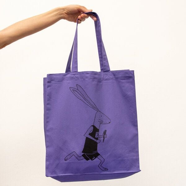 Cmig Laufhase Tasche / Jutebeutel für Läuferinnen mit Hase