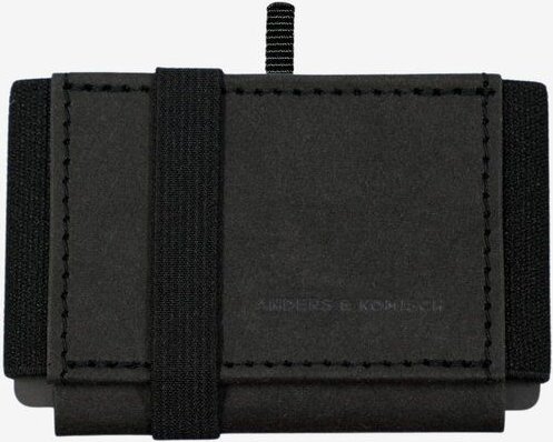 ANDERS & KOMISCH MINI PRO Wallet Schwarz – Kleiner Geldbeutel mit Münzfach - bequemer Kartenzugriff