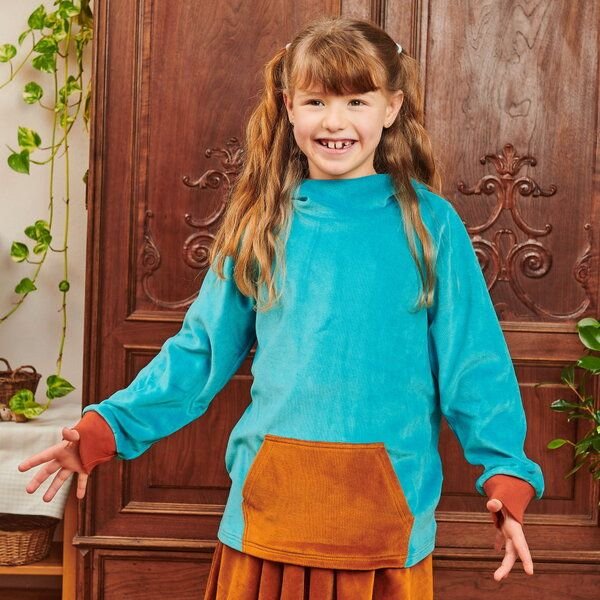 Cheeky Apple Bio-Kapuzenpulli "Nicki Pagoda Blue|Nicki Caramell"