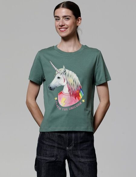 watapparel T-Shirt Frauen Flash, the unicorn