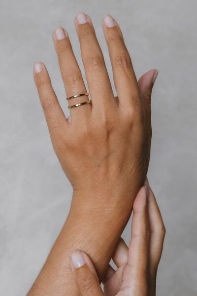 Jyoti - Fair Works Ring Karana Messing/ Silber