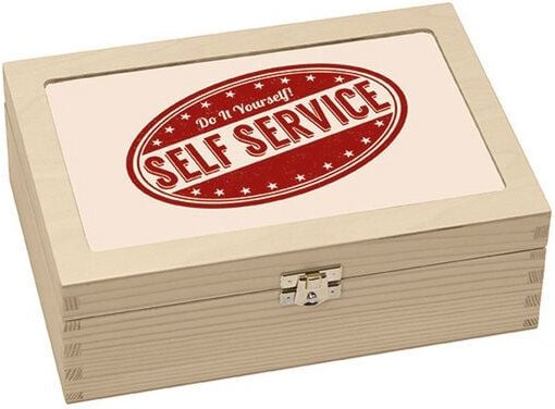 Contento Teebox mit 6 Fächern herausnehmbar