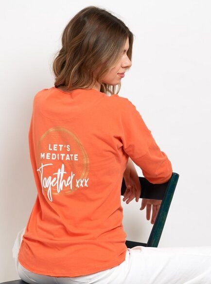 SPARKLES OF LIGHT Yoga Shirt | LET'S MEDITATE TOGETHER