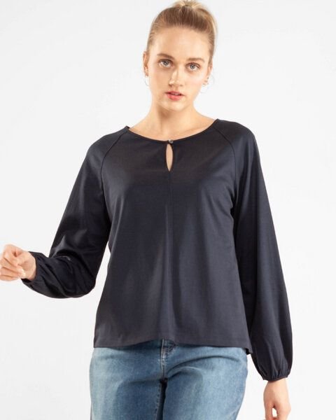 Alma & Lovis Feminines Blusenshirt aus Bio-Baumwolle | Raglan Blouse