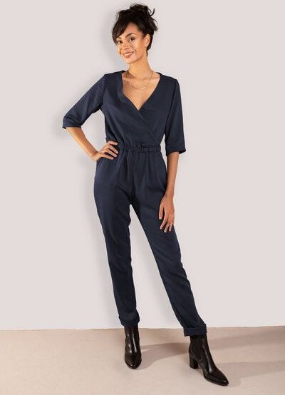 l'amour est bleu Tencel Overall