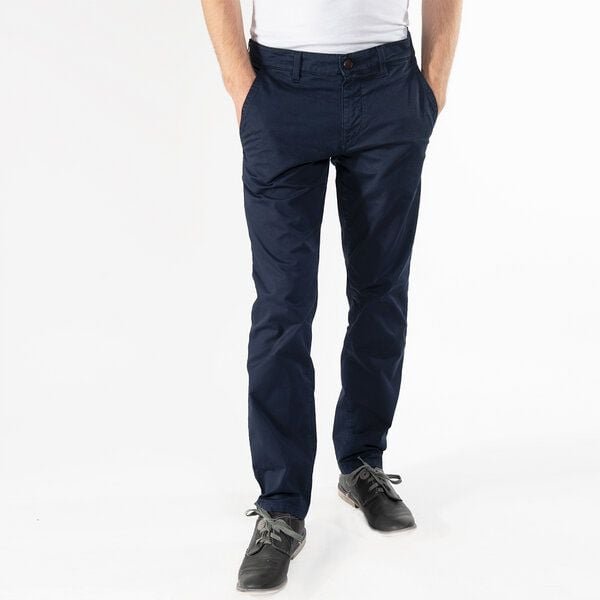 Thumbnail - fairjeans Chino in dunkelblau aus Bio-Baumwolle, faire Hose, GOTS
