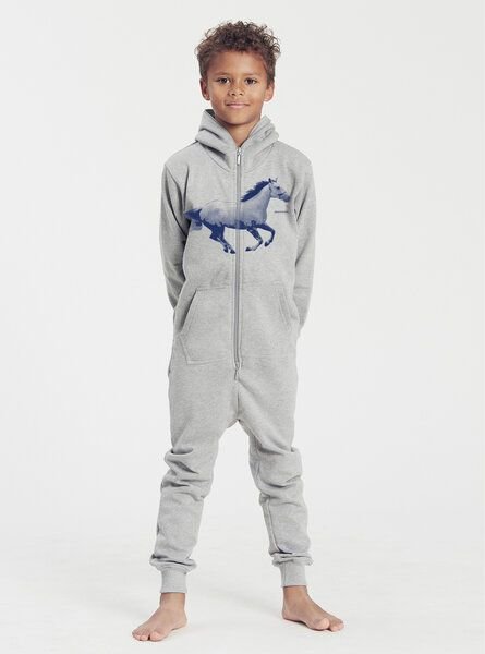 Peaces.bio - handbedruckte Biomode Jumpsuit Horsepower Kinder