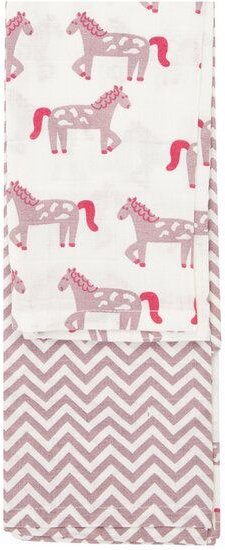 Sense Organics & friends in cooperation with GARY MASH 2er-Pack Mulltücher 80 x 80 cm, aus Biobaumwolle