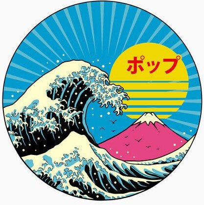 Photocircle Poster / Wandbild / Leinwand / Deko - The Great Pop Wave