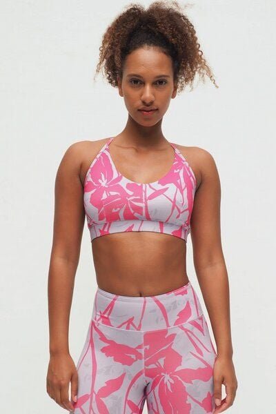 Kismet Yogastyle AMBA BRA VIOLET FLOWER