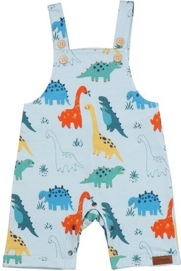 Strampler Bio-Baumwolle Baby Dinosaurier Blau Walkiddy GOTS-zertifiziert