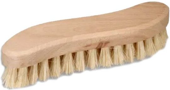 Mitienda Shop Scheuerbürste aus Holz S-Form 21cm