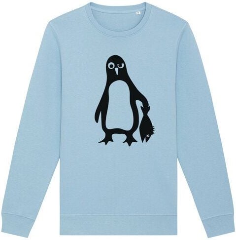 päfjes Pinguin Paul mit Fisch - Fair Wear Unisex Sweater