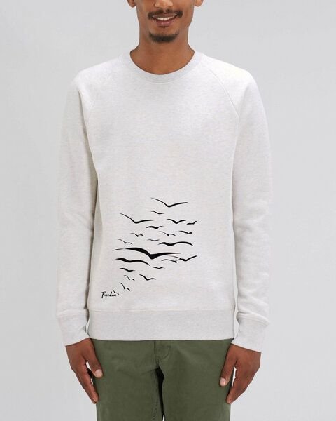 Human Family Bio Herren Sweatshirt "Practice - Free Birds" in 5 Farben
