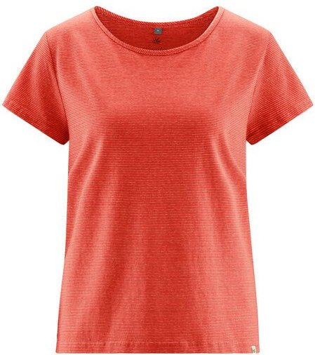 HempAge sommerliches Ringel-T-Shirt aus 55% Hanf, 45% Biobaumwolle