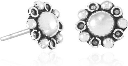 pakilia Silber Ohrstecker Blümchen Fair-Trade und handmade