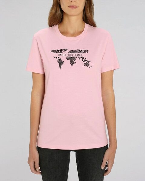 Human Family Bio Unisex Rundhals T-Shirt "Protect our Planet"