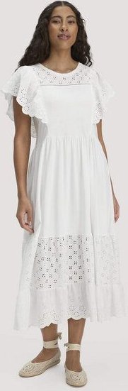 hessnatur Bohemian Jersey Kleid Midi Relaxed aus reiner Bio-Baumwolle