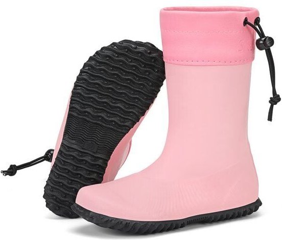 SAGUARO Gummistiefel Barfußschuhe vegan Winter Regen Stiefel Naturkautschuk gefüttert