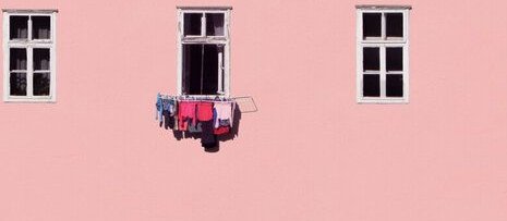 Photocircle Poster / Leinwandbild - Laundry Day