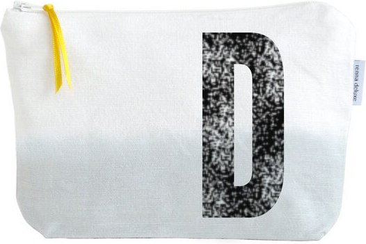 renna deluxe Kulturtasche und Kosmetiktäschchen mit Monogramm GRAU