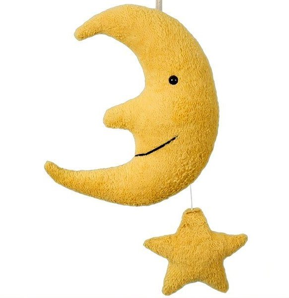 Efie Spieluhr Mond mit Stern, kbA (organic), Made in Germany