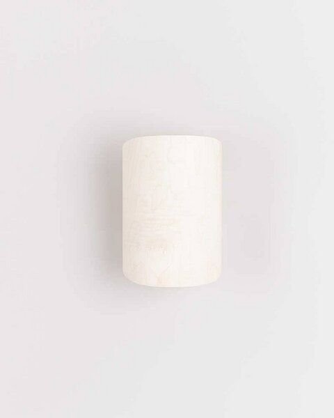 ALMUT von Wildheim Moderne Wandleuchte aus Eiche Lampenschirm aus Naturmaterialien