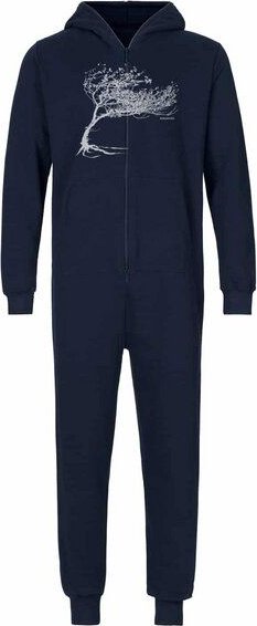 Peaces.bio - handbedruckte Biomode Jumpsuit Windy Tree Damen
