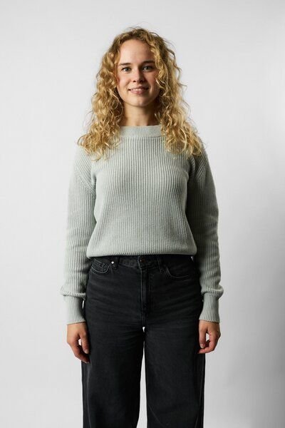 ettics STUDIO cropped organic knit pullover