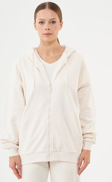 ORGANICATION ESSENTIALS-JALE- Soft Touch Sweatjacke aus Bio-Baumwolle