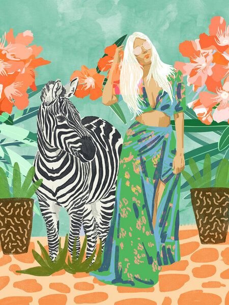 Photocircle Poster / Leinwandbild - Never Change Your Stripes