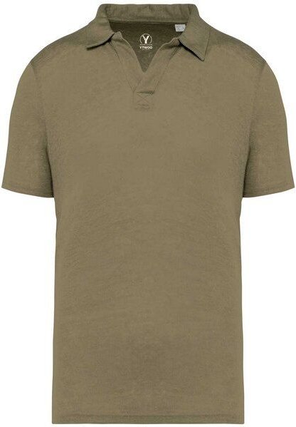 YTWOO Herren Polohemd aus 100% Leinen