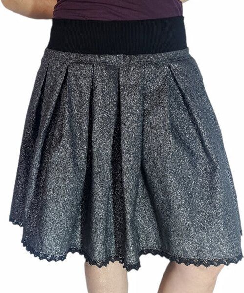 liebewicht FaltenRock Bio Rock'On Schwarz Glitzer mit oder ohne Schleife