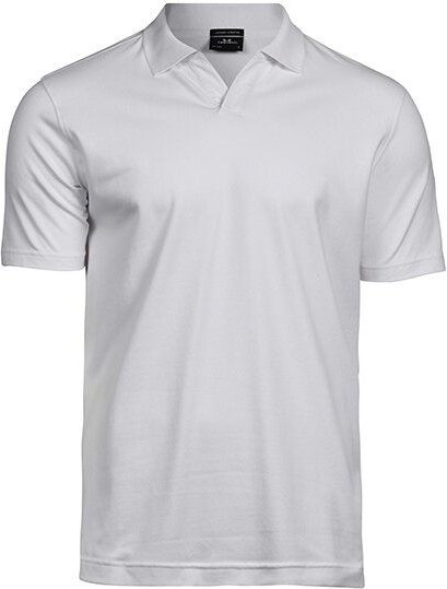 TeeJays Stretch Herren Polo Shirt Kurzarm V - Ausschnitt Bio - Baumwolle