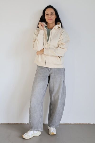 Kultgut ProEarth - Atmungsaktiv - Zipjacke 100% Bio-Baumwolle / Boxiform