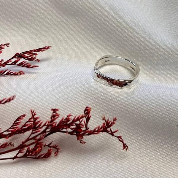 pakilia Ring "Cuadro martillado" #8