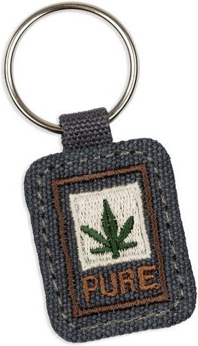 HF-0063 Hanf Schlüsselanhänger klein Hanf-Baumwolle-Mix von Pure Concept