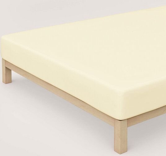 Thumbnail - Schlafgut Spannbettlaken Pure - 95% Biobaumwolle, 5% Elasthan - Matratzenhöhe von 18-35cm