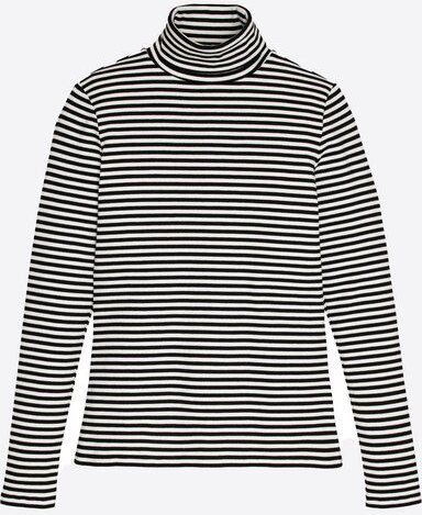 Damen Rib Longsleeve aus Bio-Baumwoll Mix - LIATRIS STRIPES - recolution